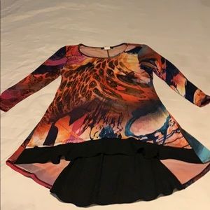 🦋 3 for $10 Beautiful print long sleeve blouse